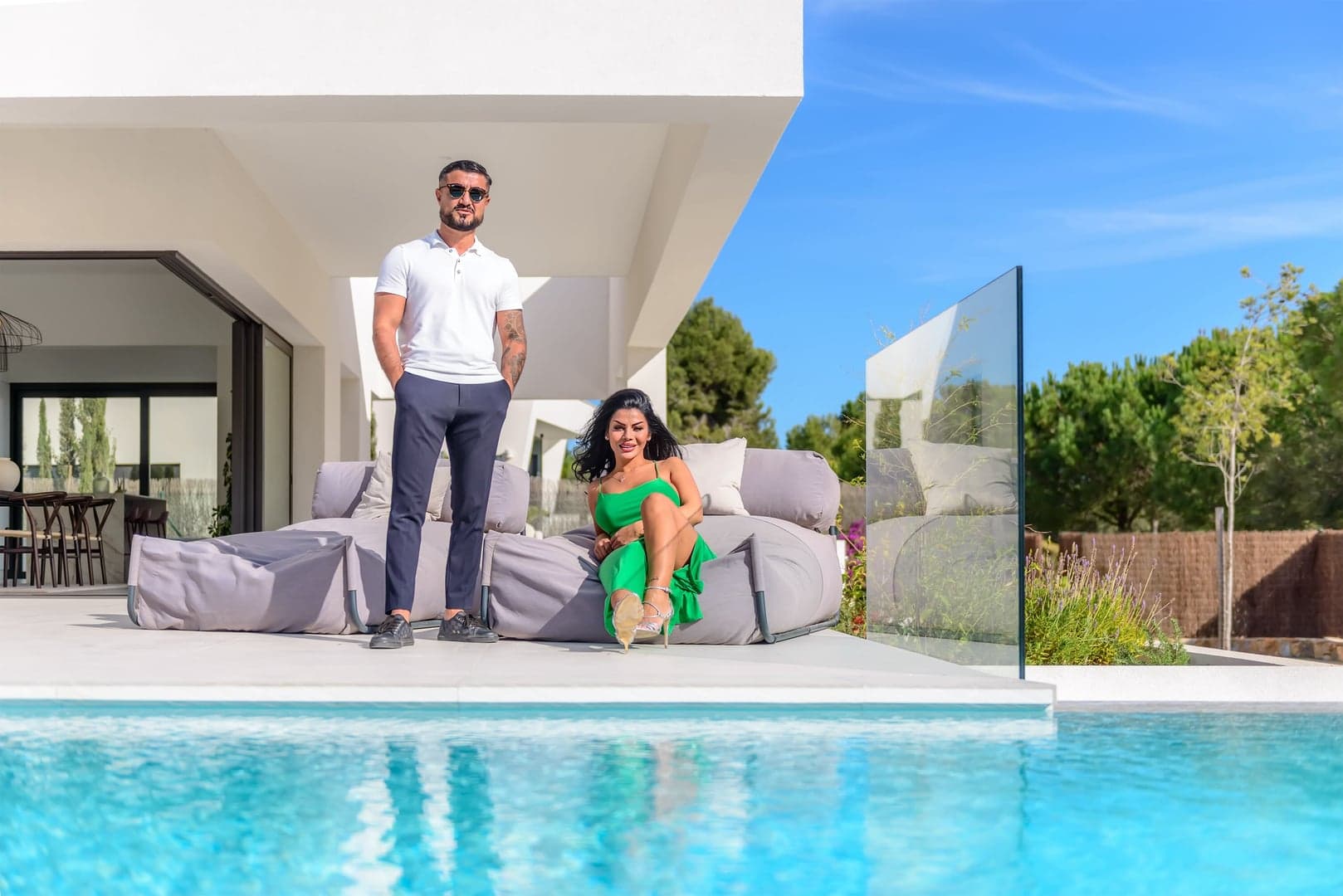 Nima and Sara, real estate agents at Noir Properties